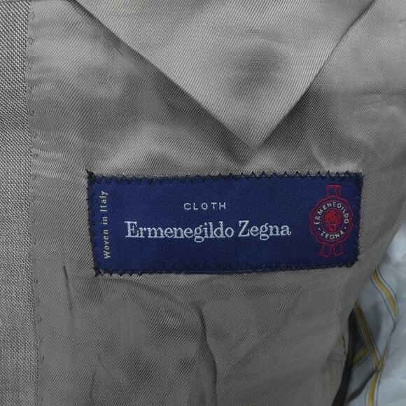 Ermenegildo Zegna Blazer Mens 38S Brown Classic Wool Made‎ Italy Saks Fifth Ave - Picture 15 of 16